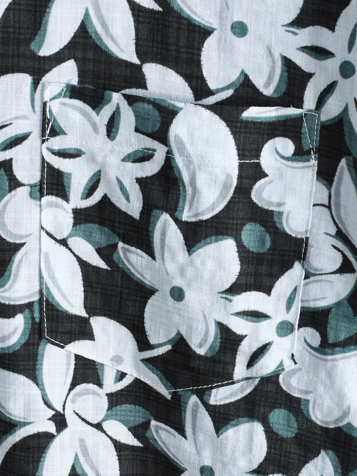 Camisa Tropical vintage floral de manga corta Holiday para hombre