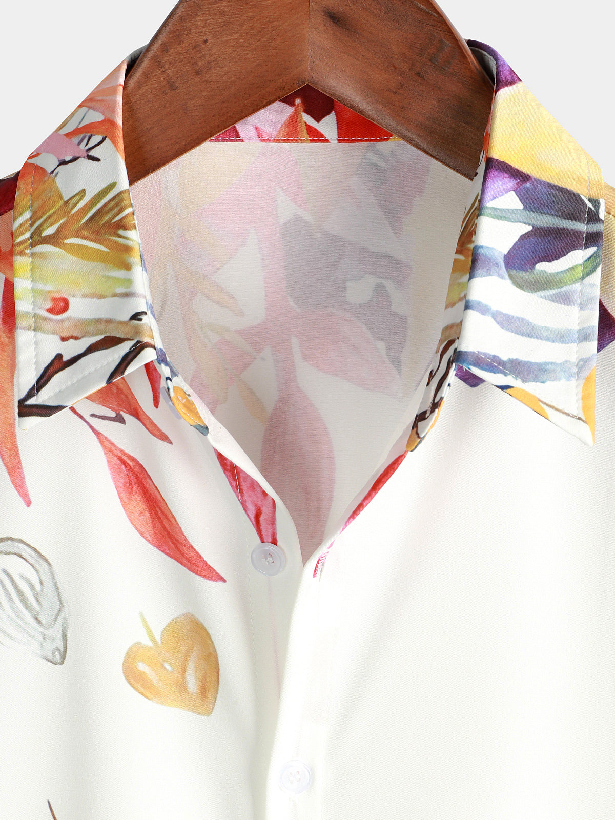 Camisa floral casual Beach Summer Button Up Holiday de manga corta para hombre