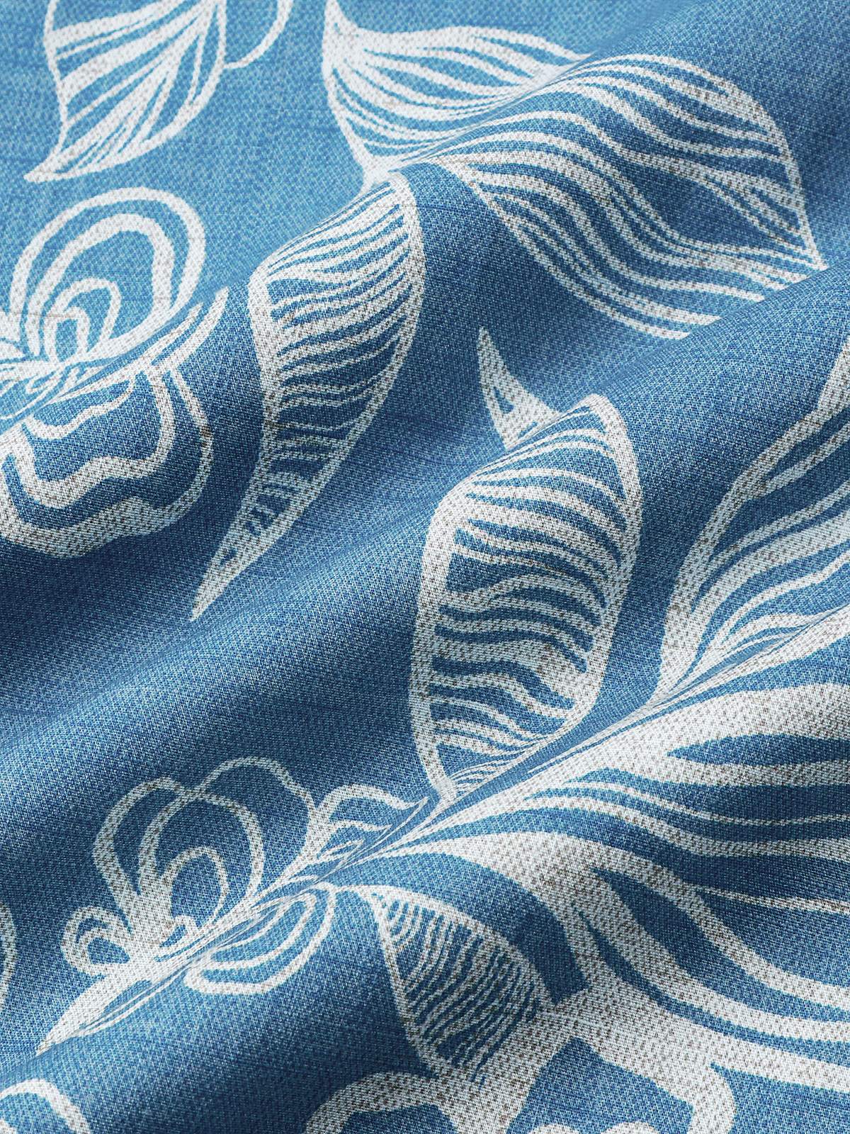 Camisa casual de manga corta Tropical floral Leisure para hombre