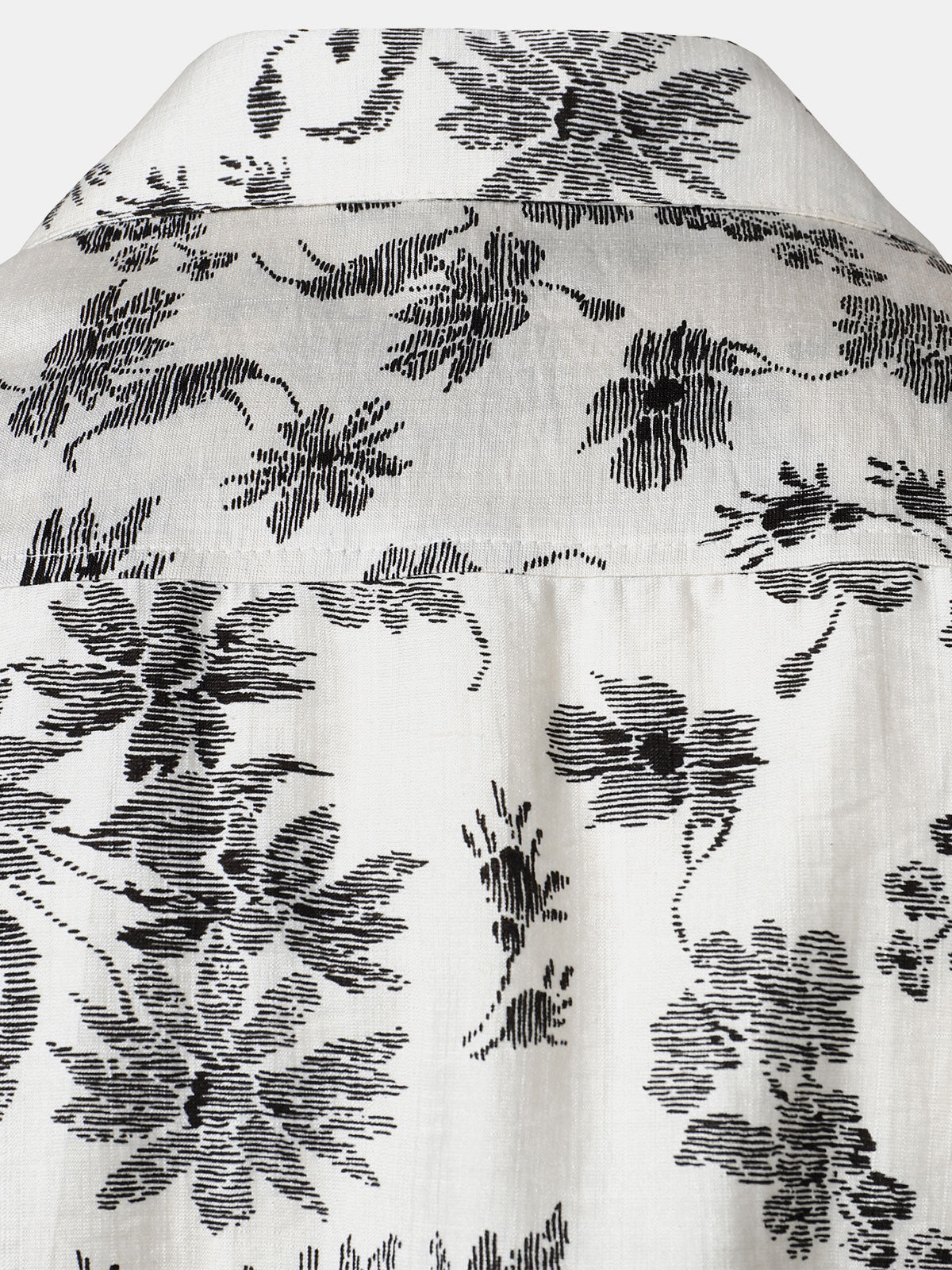 Camisa floral estampado Pocket de manga corta Hawaiian para hombre