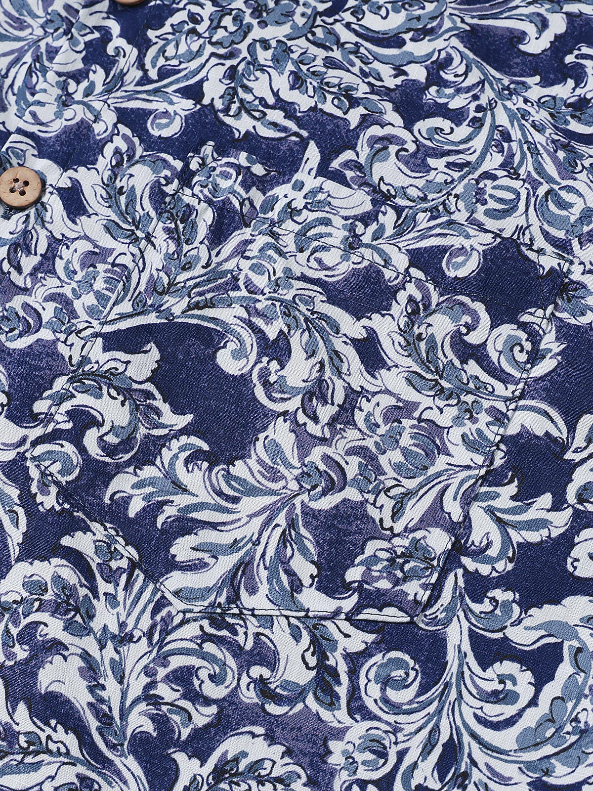 Camisa clásico floral de manga corta Button Up transpirable Cool Vacation para hombre