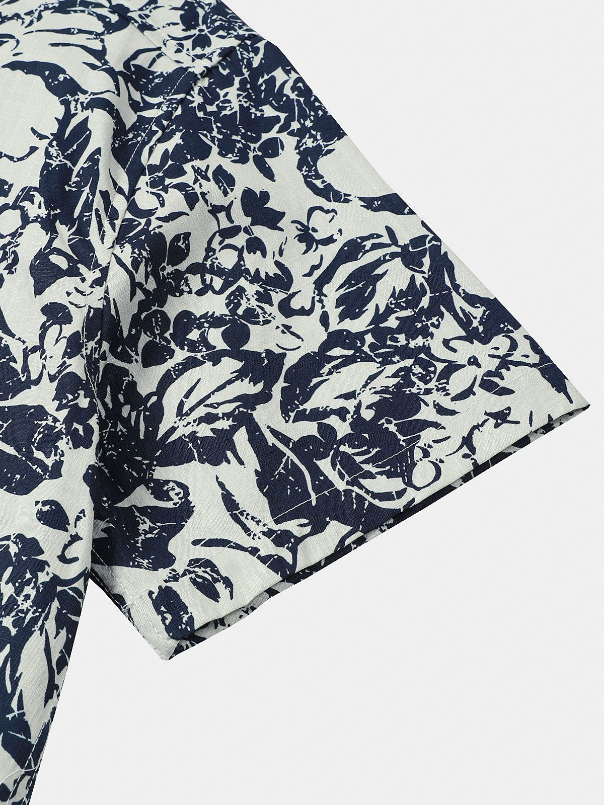 Camisa de manga corta transpirable de algodón Seaside Vacation para hombre