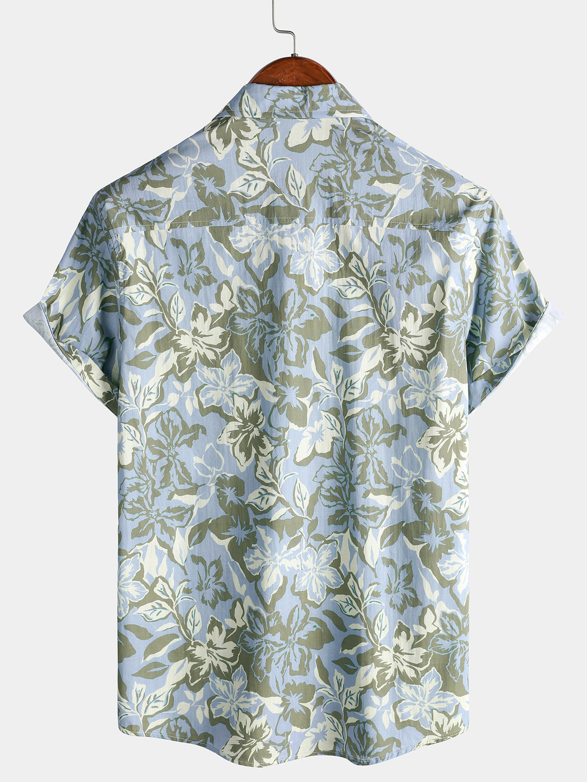 Camisa Hawaiian floral estampado de manga corta transpirable Cool casual Vacation Summer para hombre