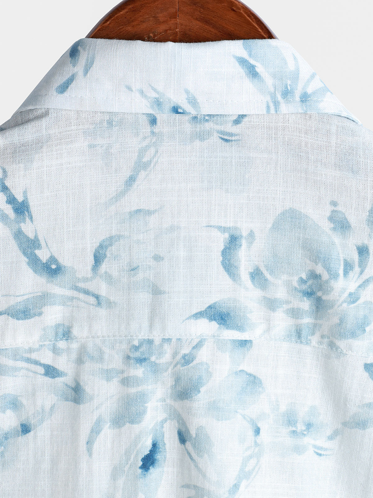 Camisa floral Holiday casual Summer de manga corta Button Up para hombre