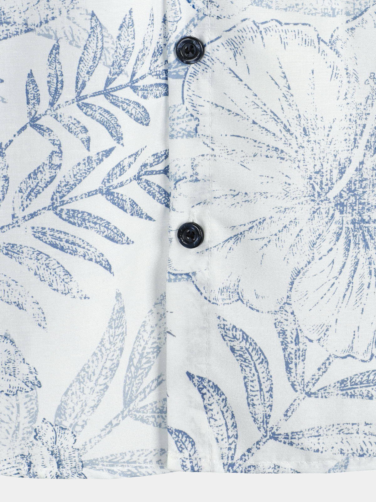 Camisa Summer retro floral estampado Pocket floral de manga corta Button Up White Hawaiian para hombre
