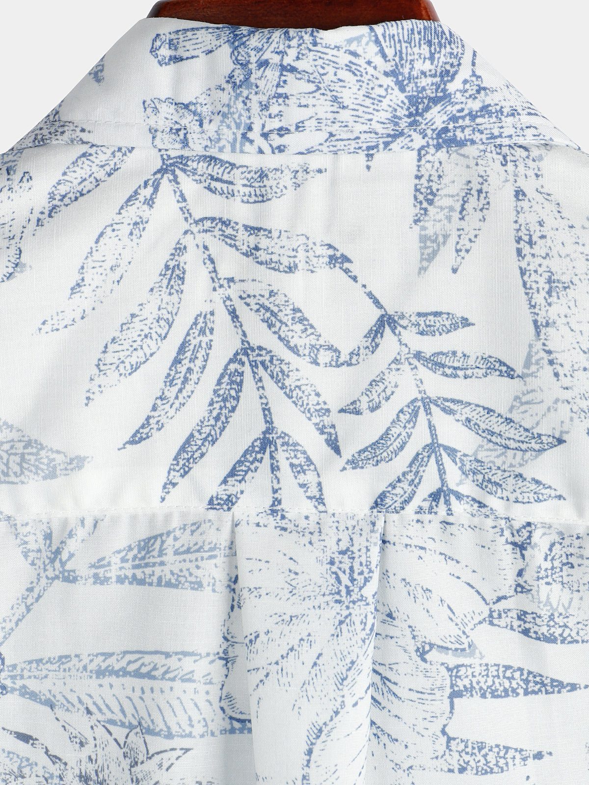 Camisa Summer retro floral estampado Pocket floral de manga corta Button Up White Hawaiian para hombre