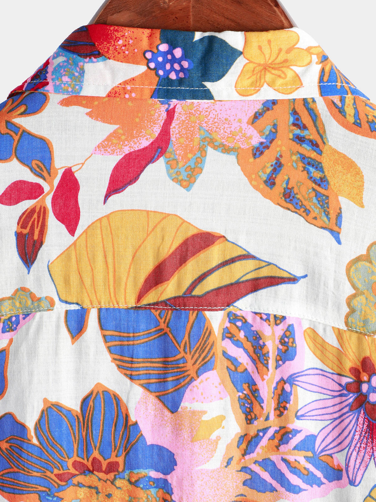 Camisa Summer Colorful floral casual Vacation Flower Button de manga corta Summer para hombre