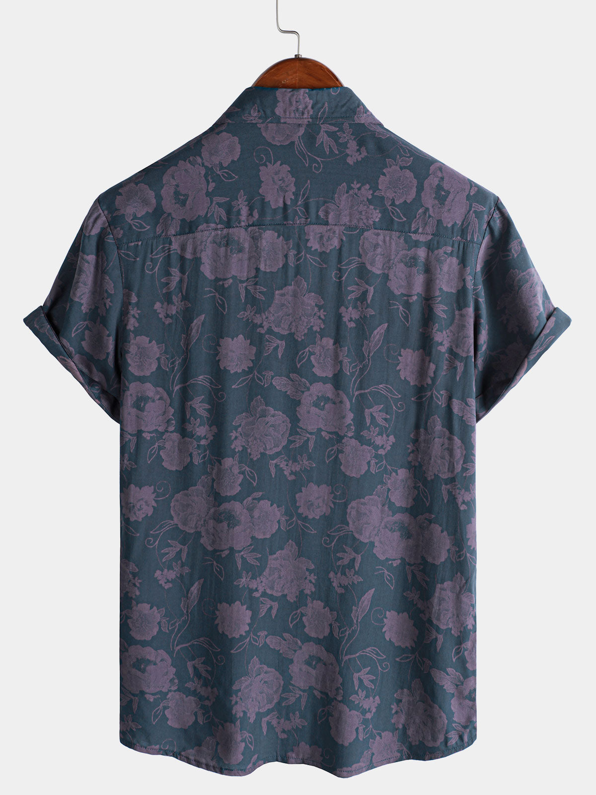 Camisa Hawaiian retro Summer Beach de manga corta para hombre