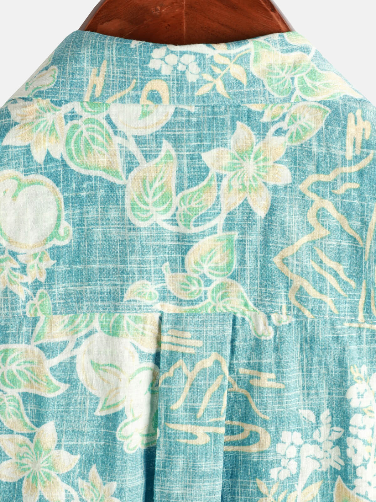 Camisa vintage Hawaiian Tropical floral estampado Pocket Beach Summer de manga corta Button para hombre