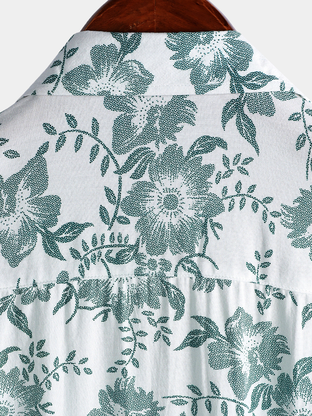 Vintage Green floral Vine Princamiseta - transpirable Wear para hombre