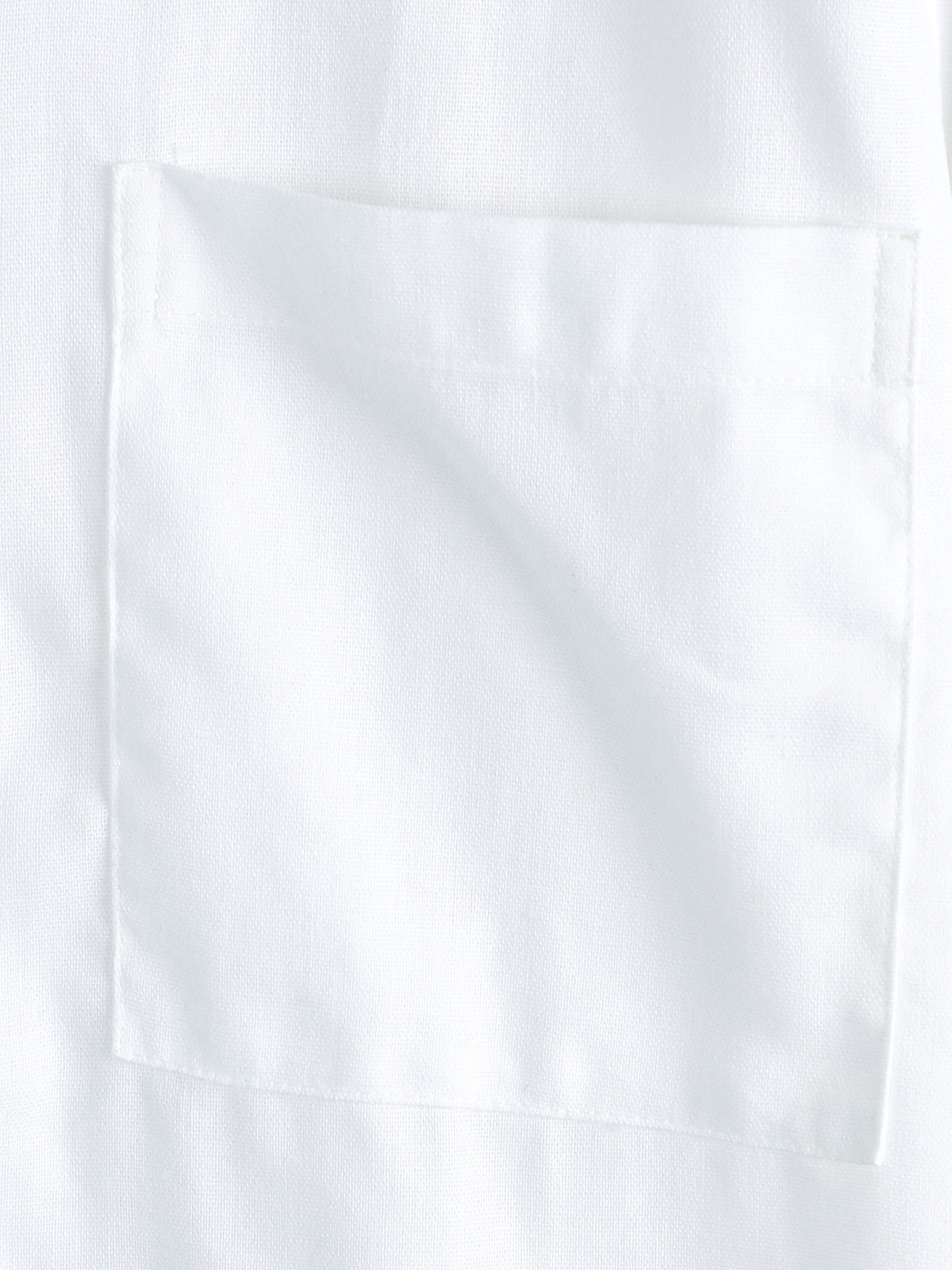para hombre de algodón & de lino Chest Pockets de color sólido de manga corta camisa