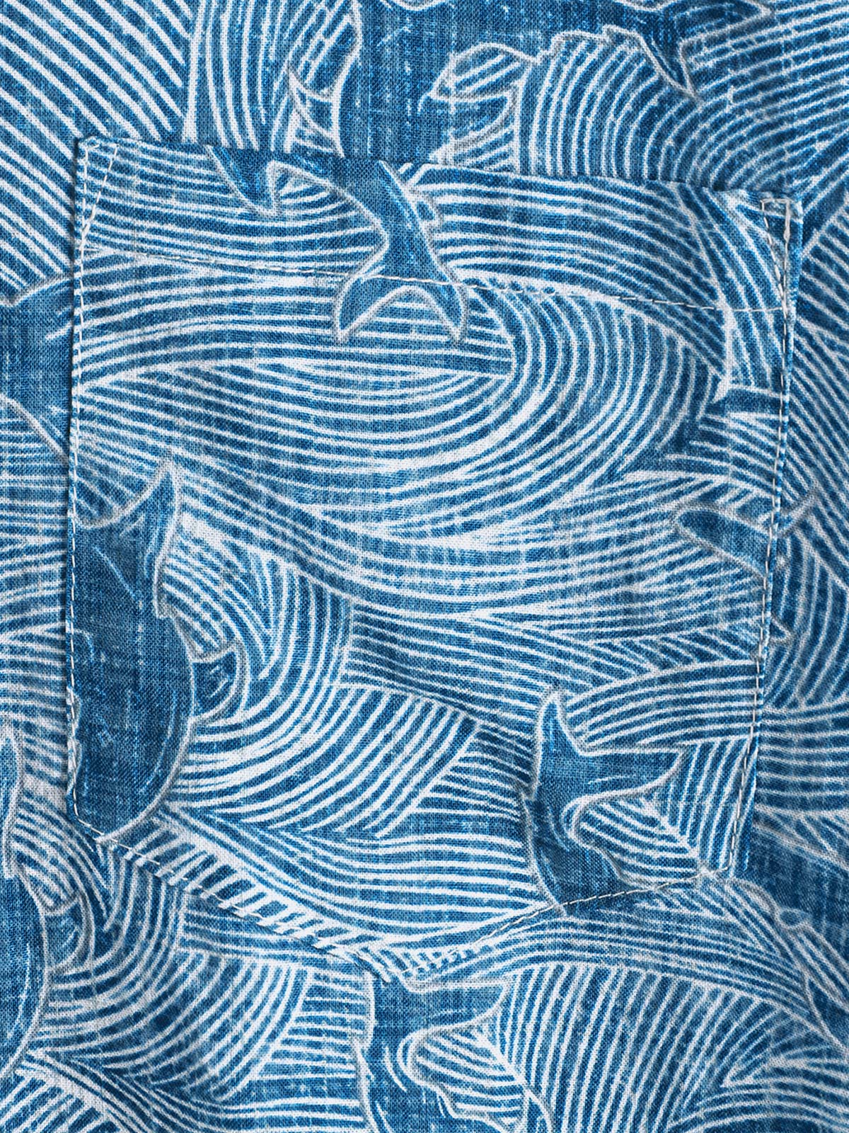 Camisa Summer Ocean Shark Beach Hawaiian de manga corta para hombre