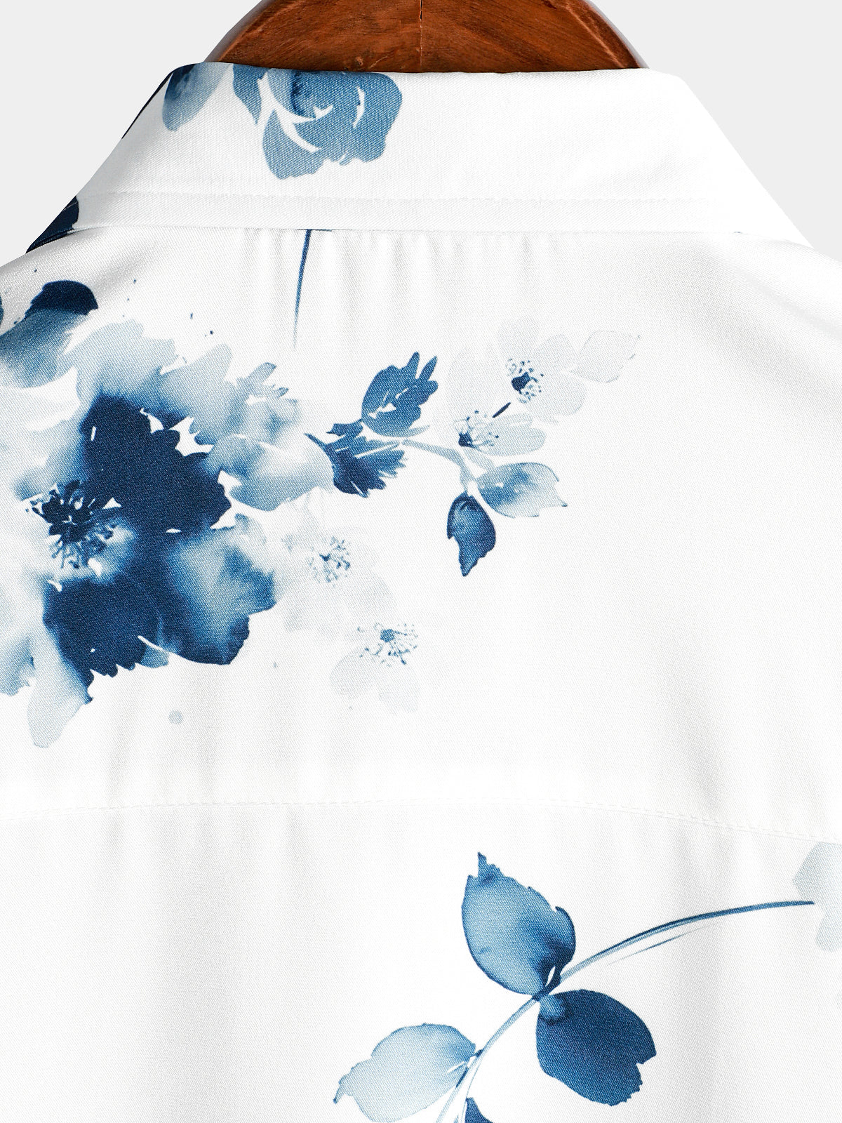 Camisa casual floral Art Button Up de manga corta Summer Holiday Beach para hombre