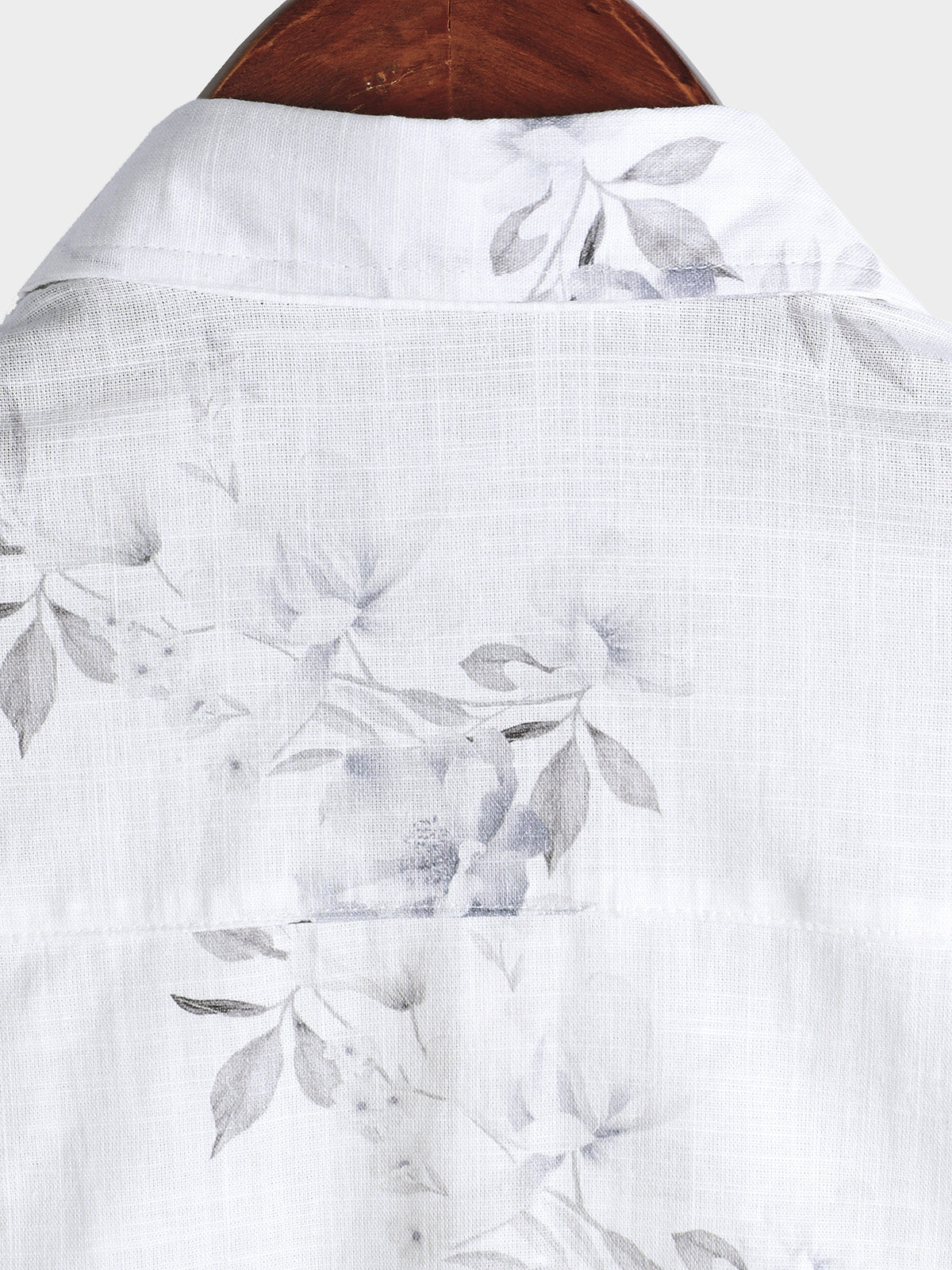 Camisa elegante floral estampado de manga corta para hombre