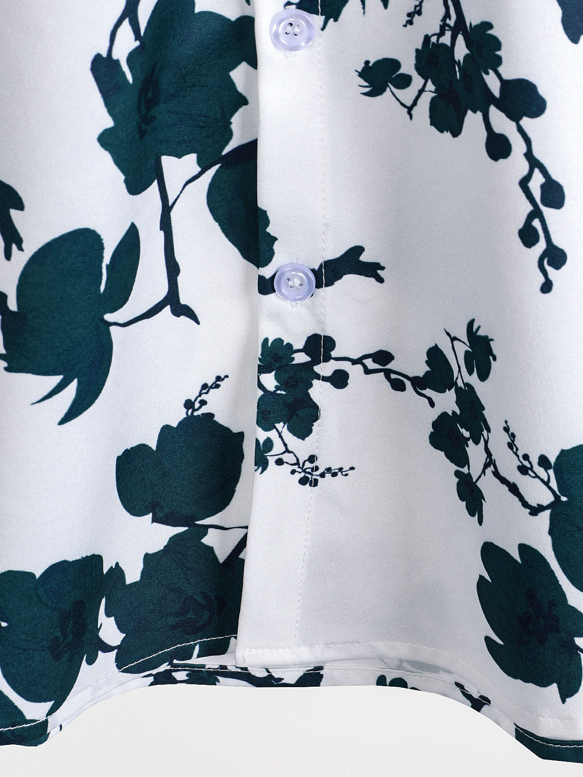 Camisa Summer floral Button Up de manga corta Holiday Beach para hombre