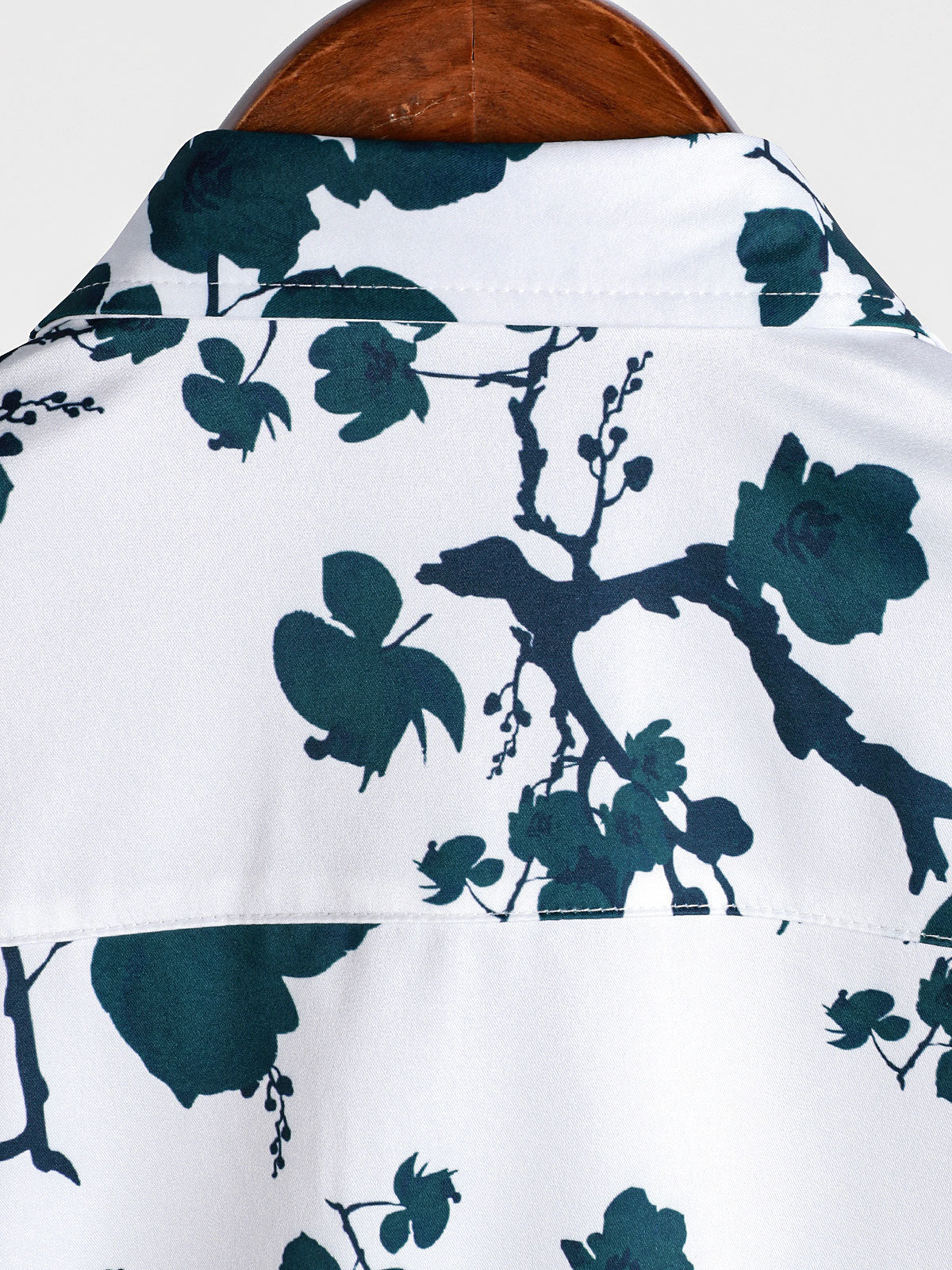 Camisa Summer floral Button Up de manga corta Holiday Beach para hombre