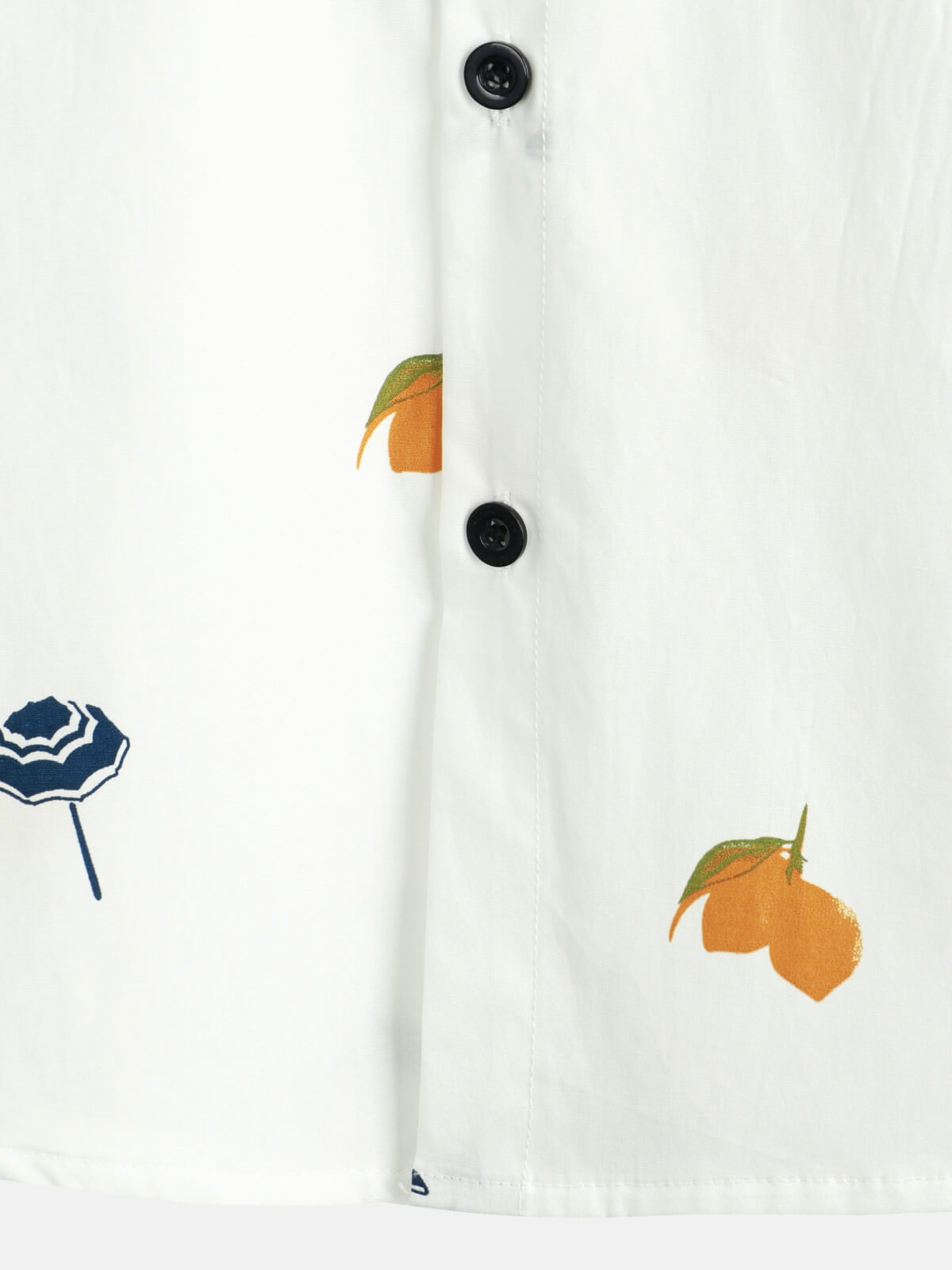 Camisa de algodón White Hawaiian Button Up Beach Holiday Summer de manga corta para hombre