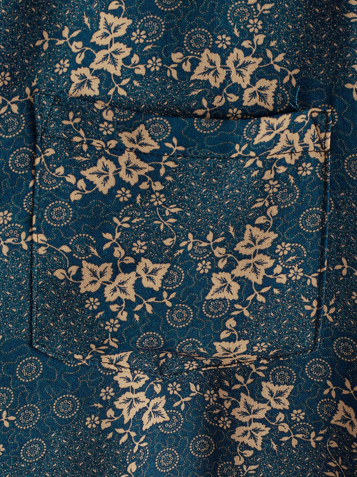 Camisa Summer retro estampado Pocket Holiday para hombre
