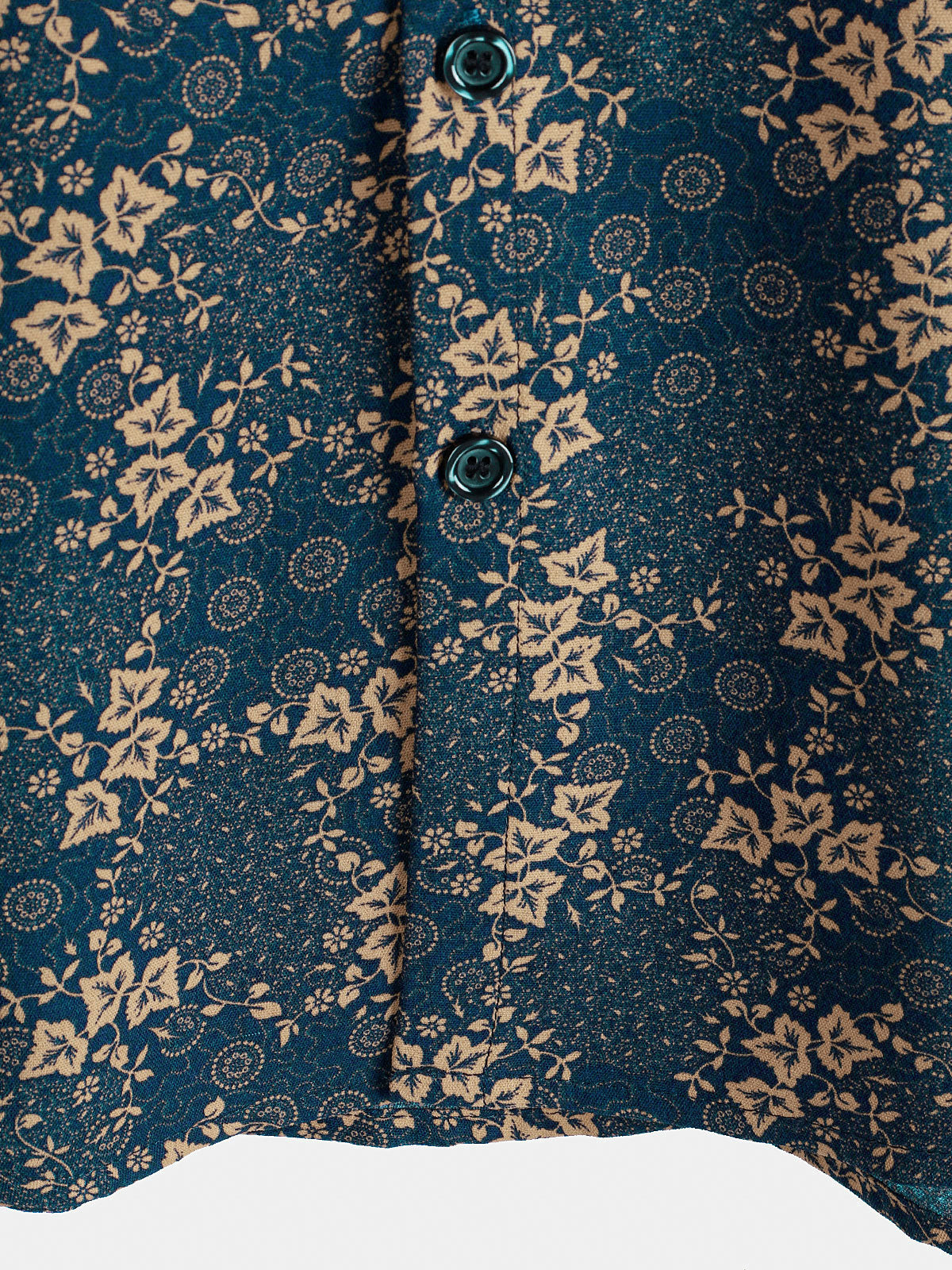 Camisa Summer retro estampado Pocket Holiday para hombre