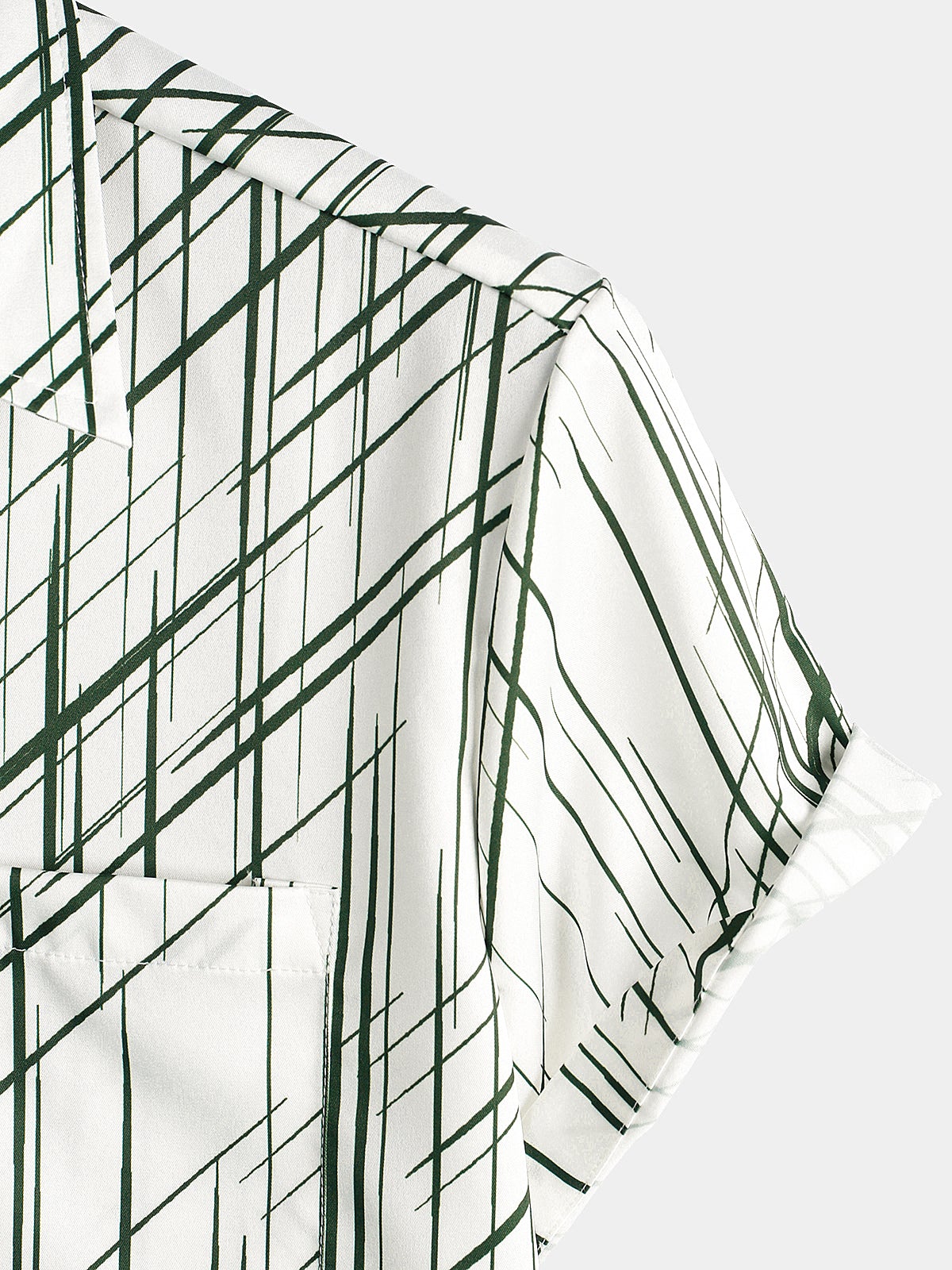 Camisa casual Summer Pocket de manga corta para hombre