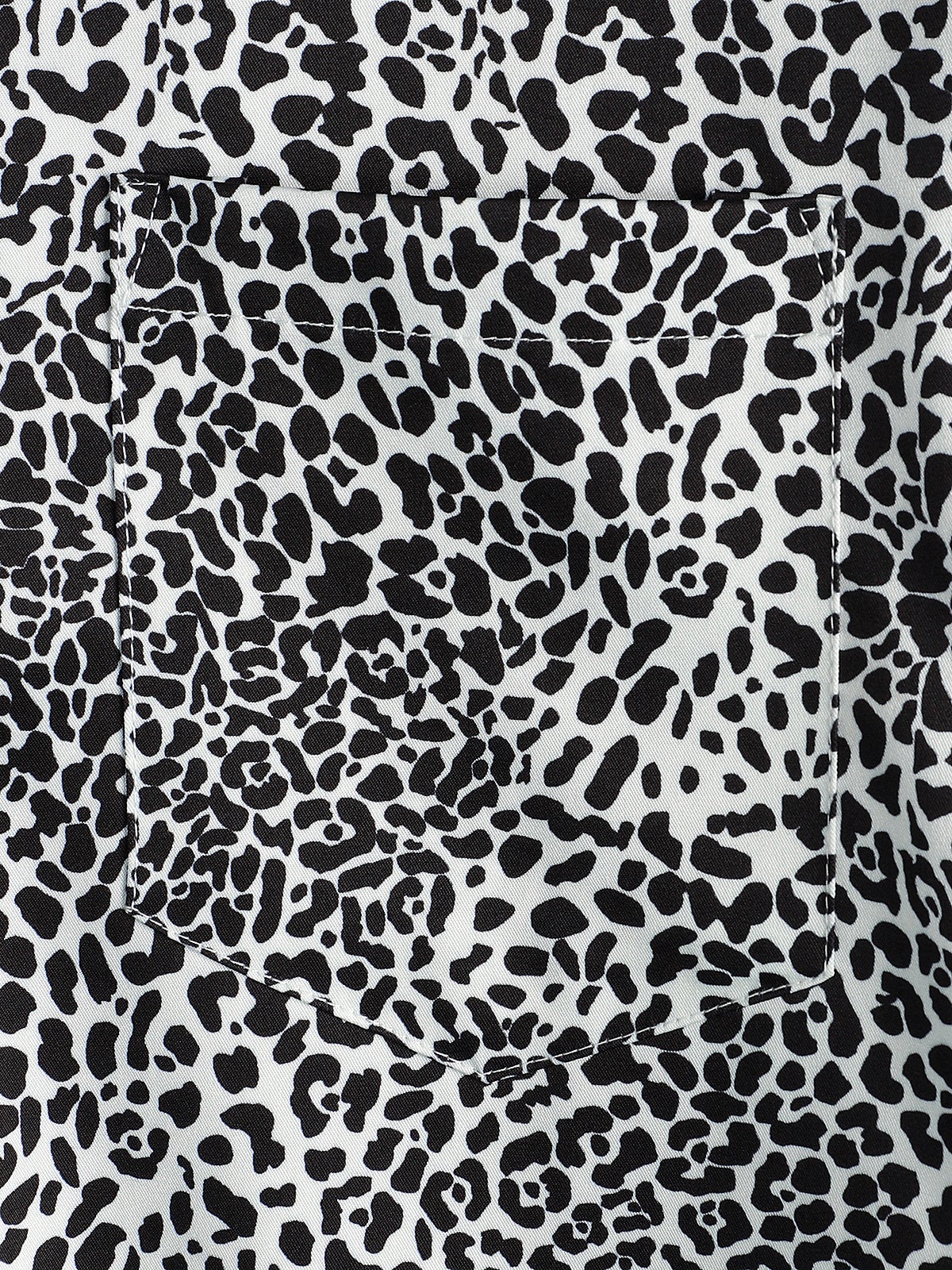 Camisa Leopard Summer Pocket de manga corta para hombre