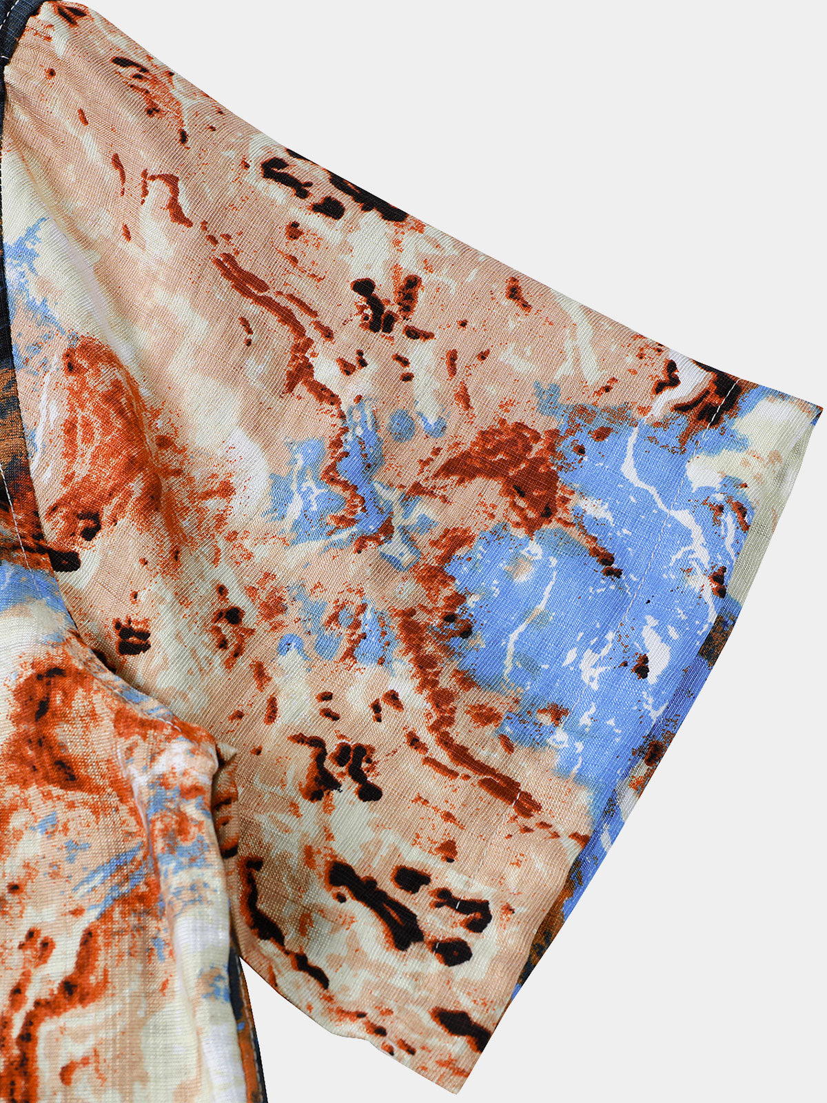 Camisa Abstract Art Vacation de manga corta para hombre