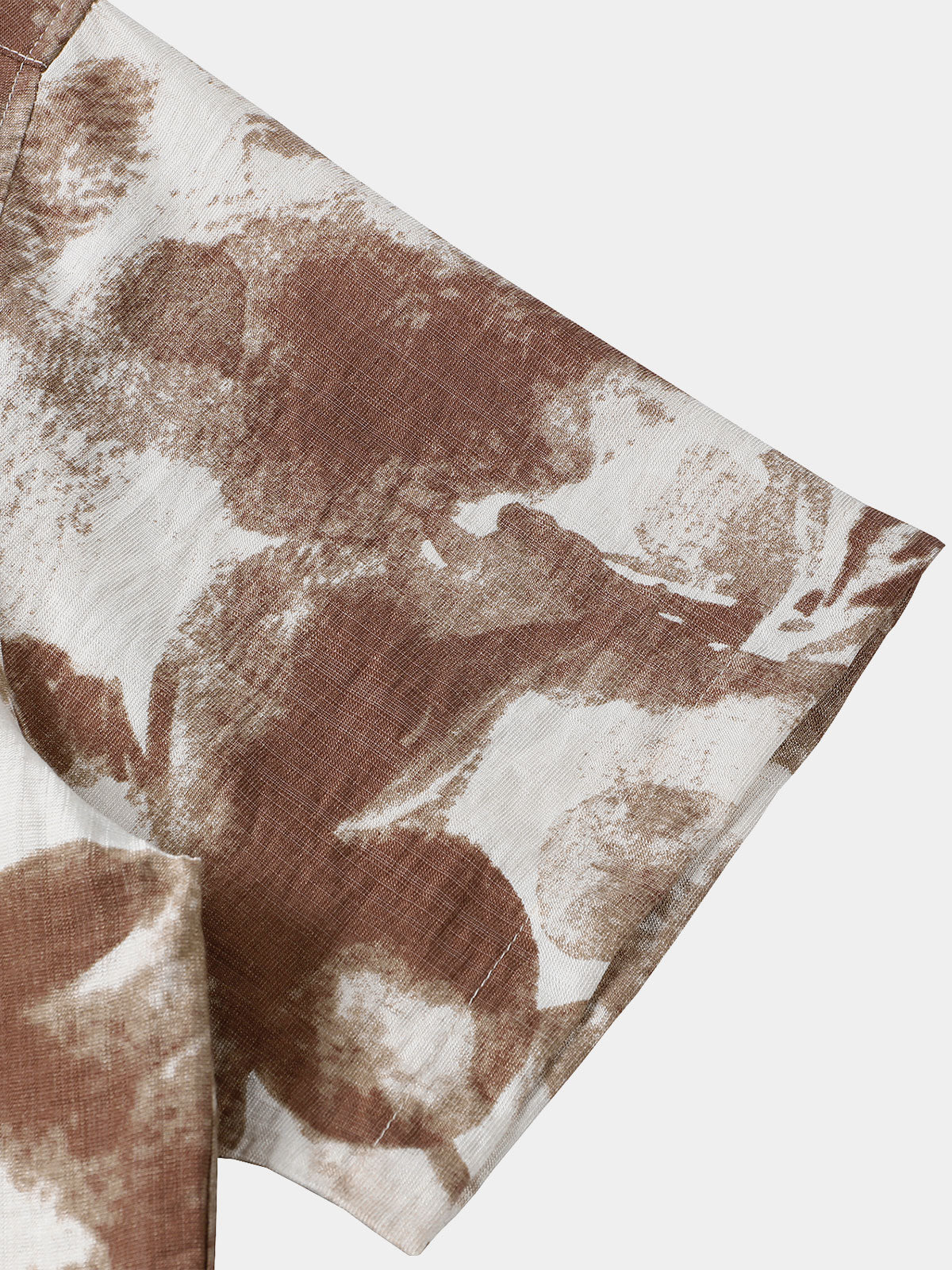Camisa Abstract floral Camp Button Up de manga corta para hombre