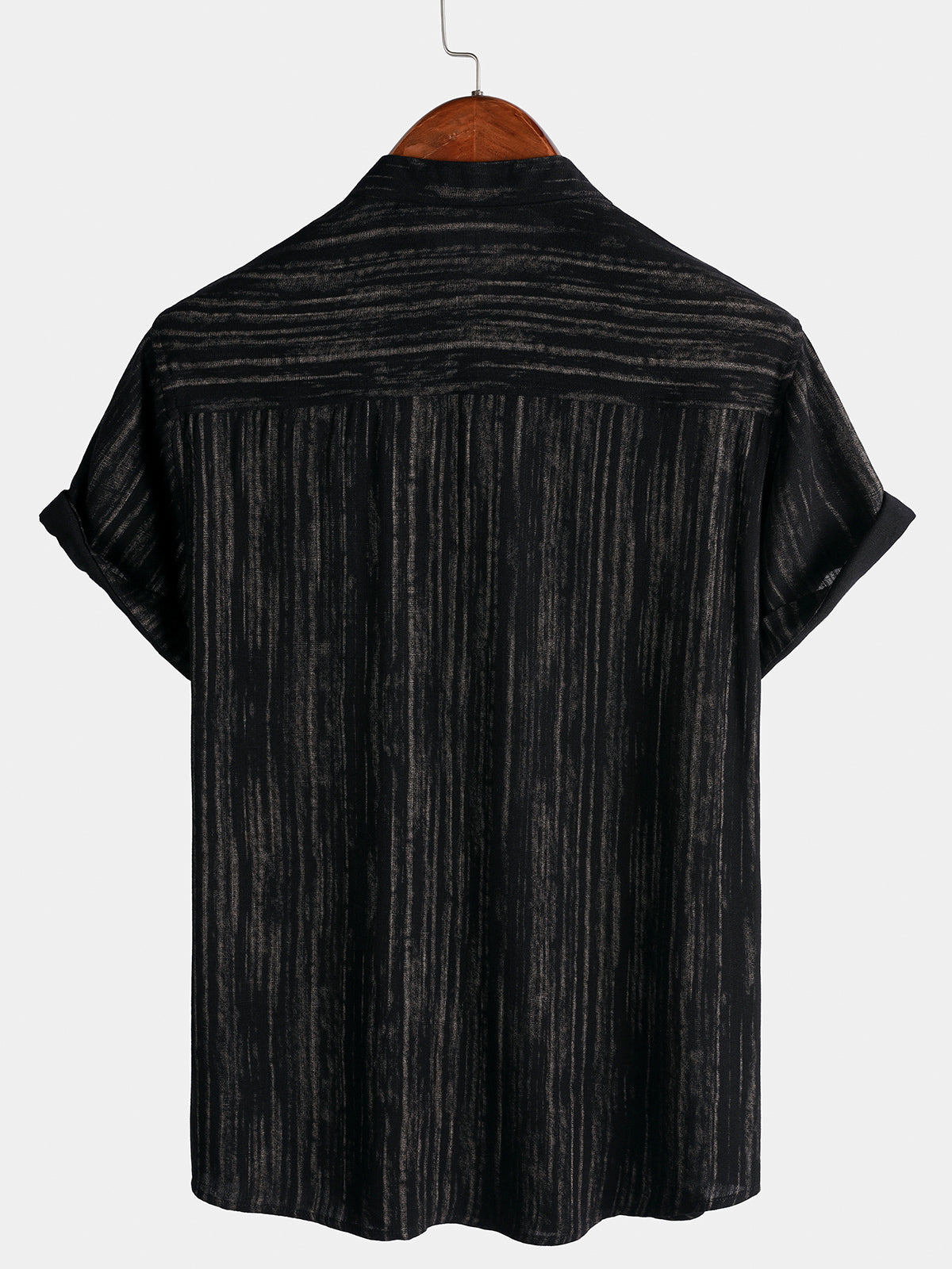 Camisa Everyday casual a rayas de manga corta para hombre