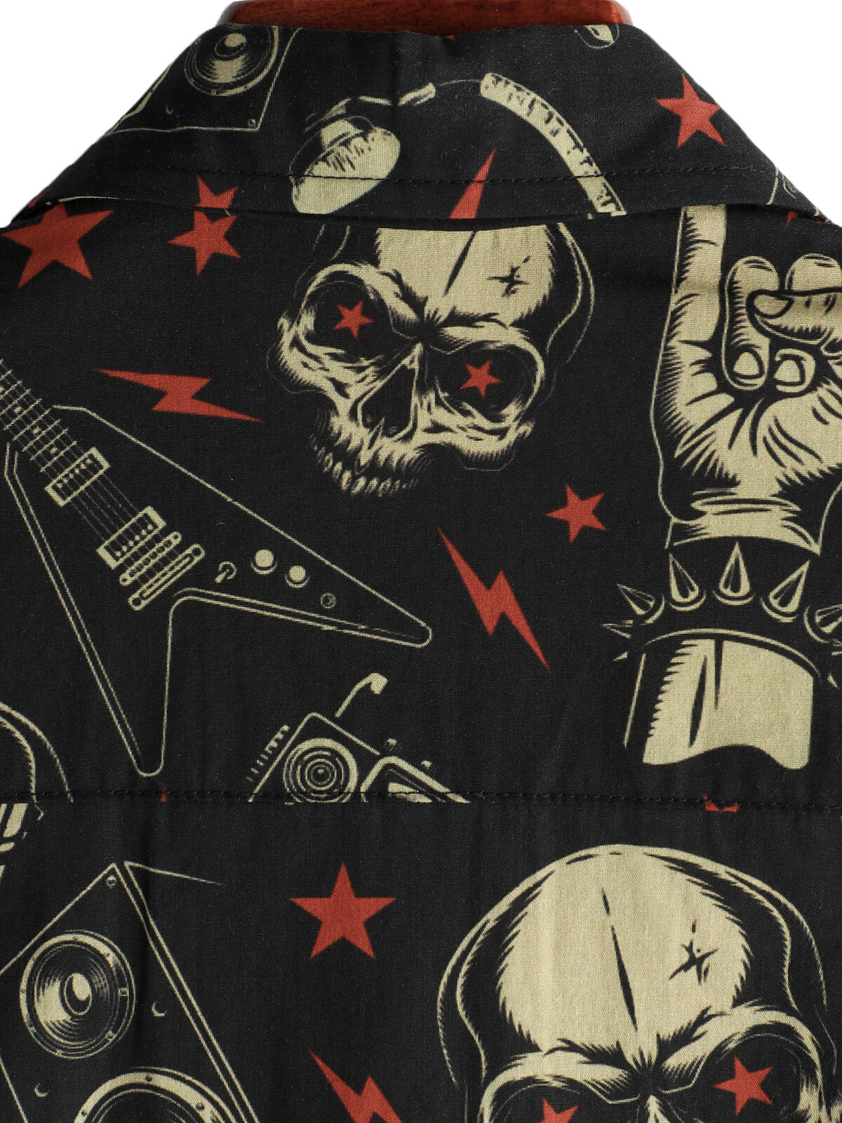 Camisa Skull Music Punk Rock and Roll Cool Funny Hawaiian para hombre