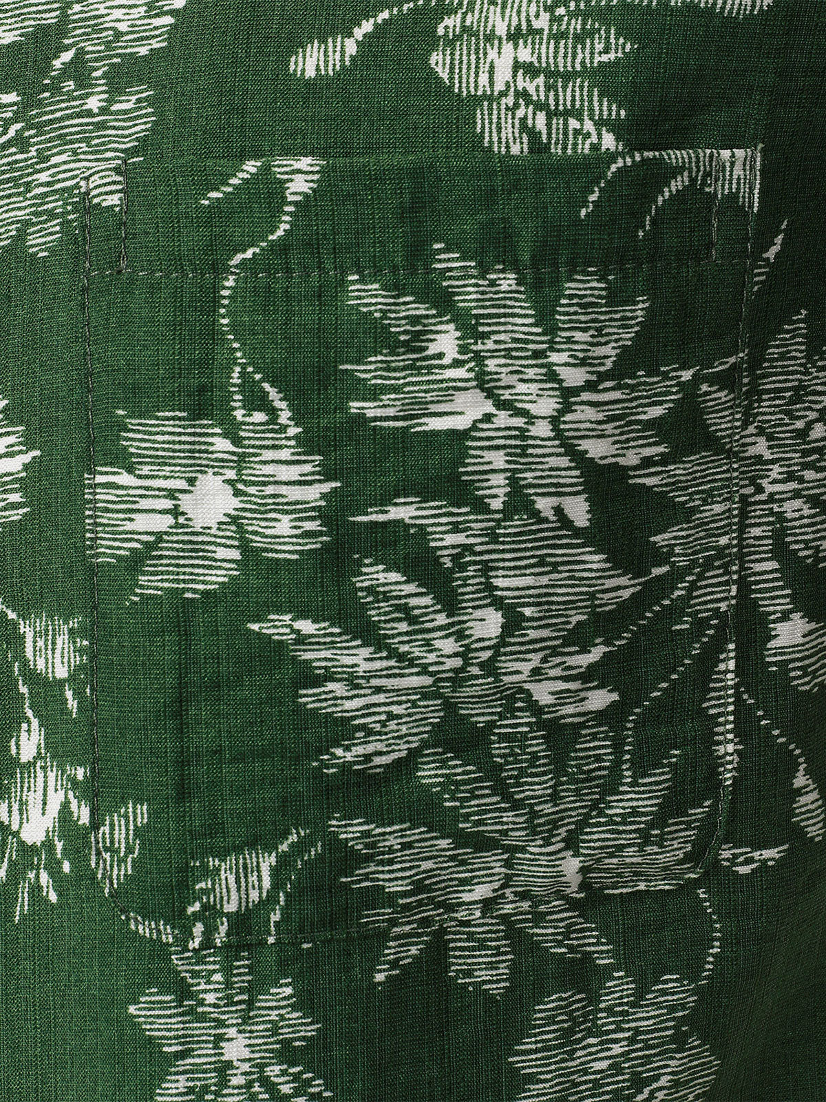 Camisa Green Tropical floral estampado casual Hawaiian para hombre