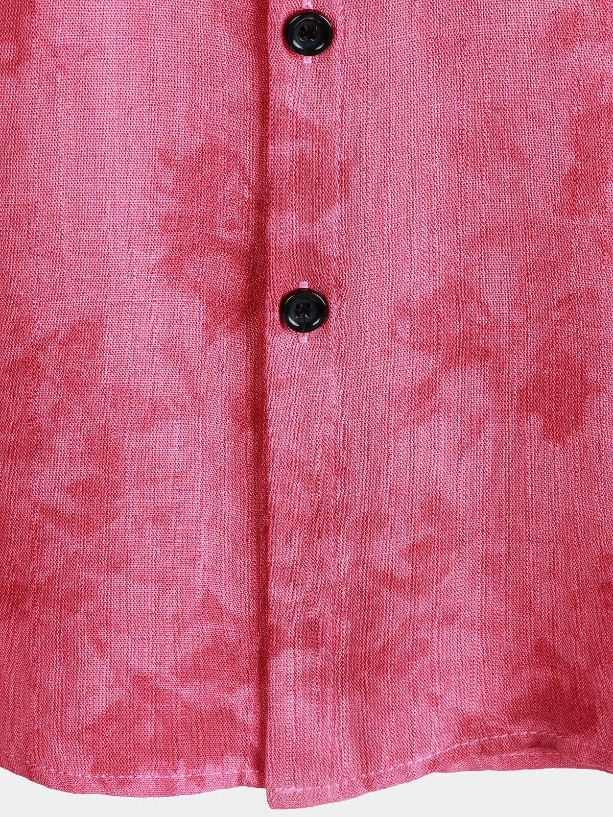 Camisa vintage floral Pink transpirable Vacation de manga corta para hombre
