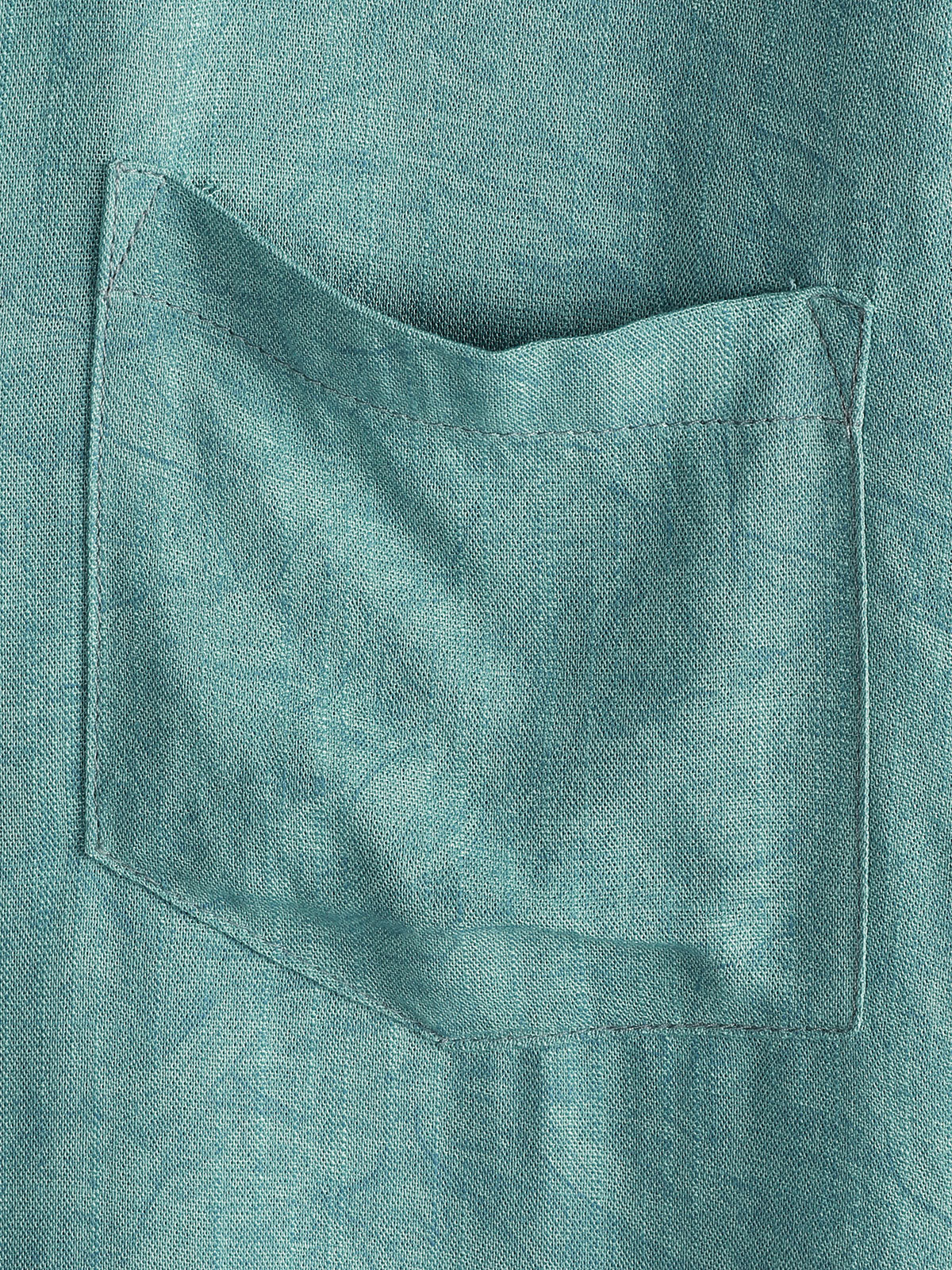 Camisa Summer Holiday Green casual vintage de manga corta para hombre