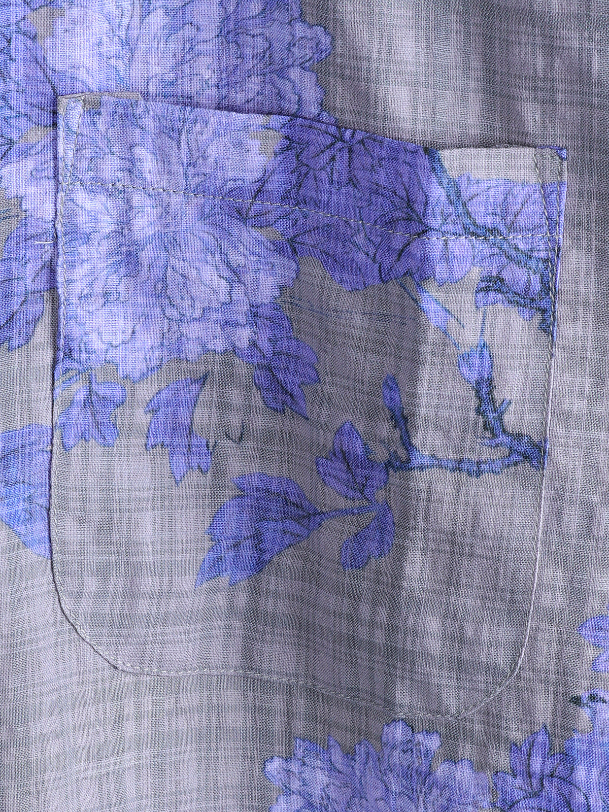 Camisa floral estampado transpirable de manga corta Hawaiian para hombre