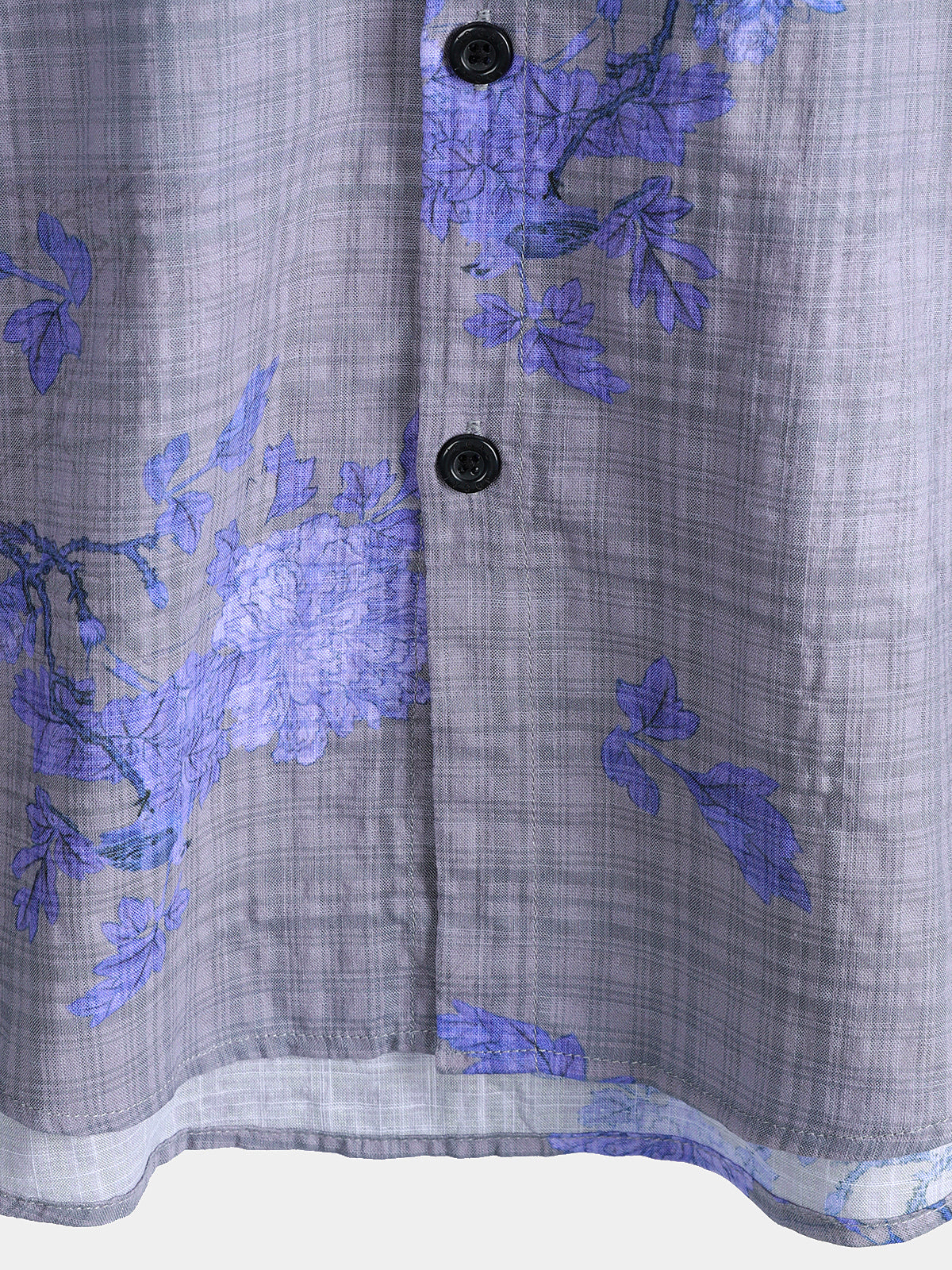 Camisa floral estampado transpirable de manga corta Hawaiian para hombre