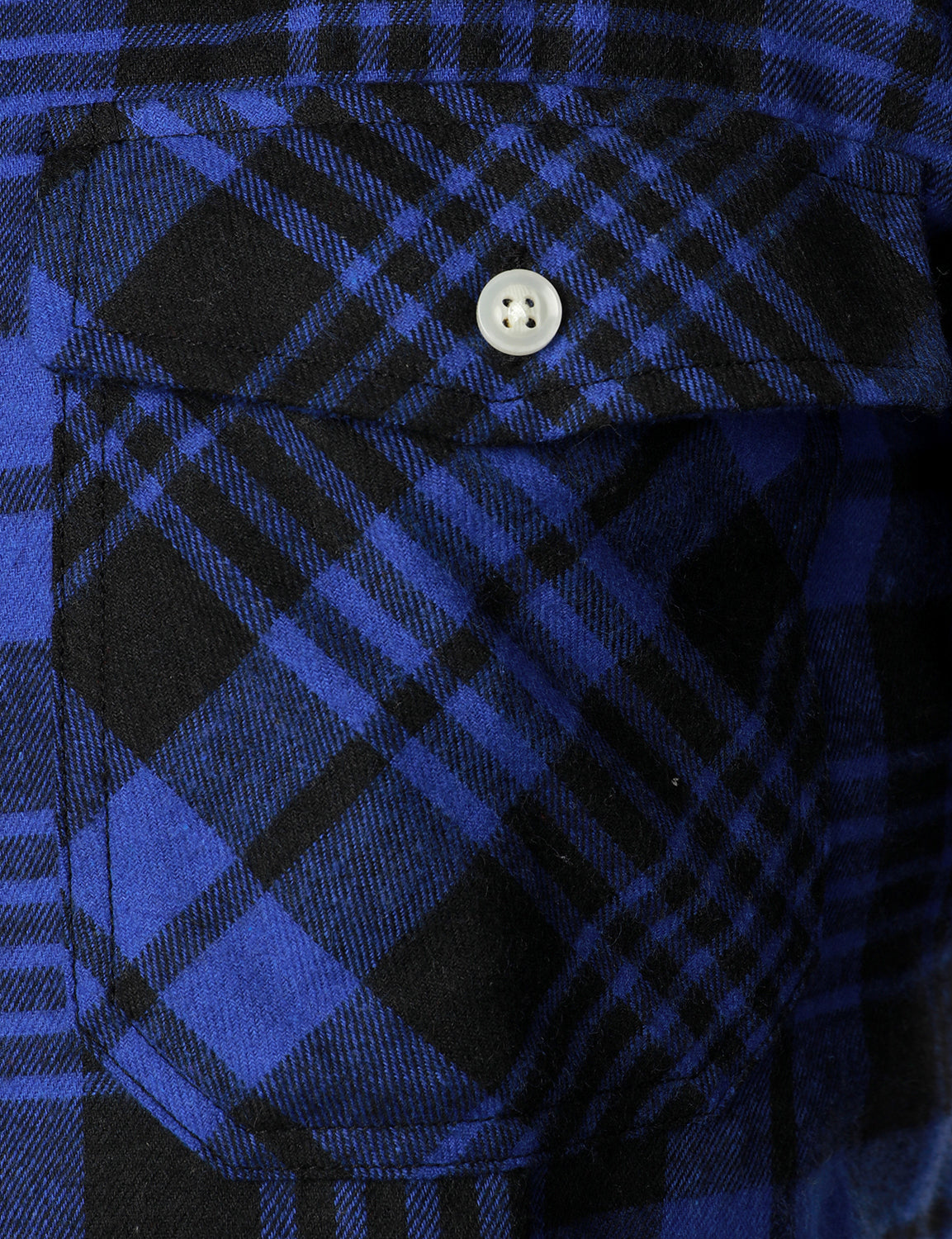 Camisa casual a cuadros Double Pocket Flannel Checkered Button Up de manga larga para hombre