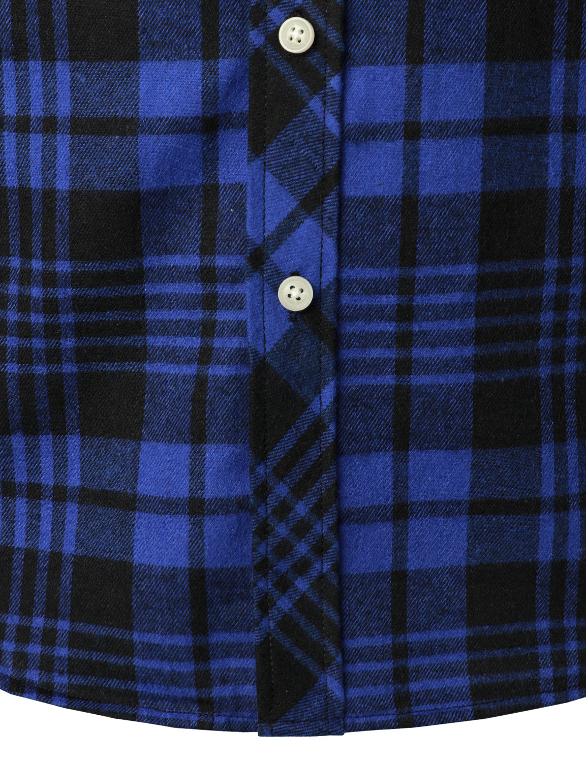 Camisa casual a cuadros Double Pocket Flannel Checkered Button Up de manga larga para hombre