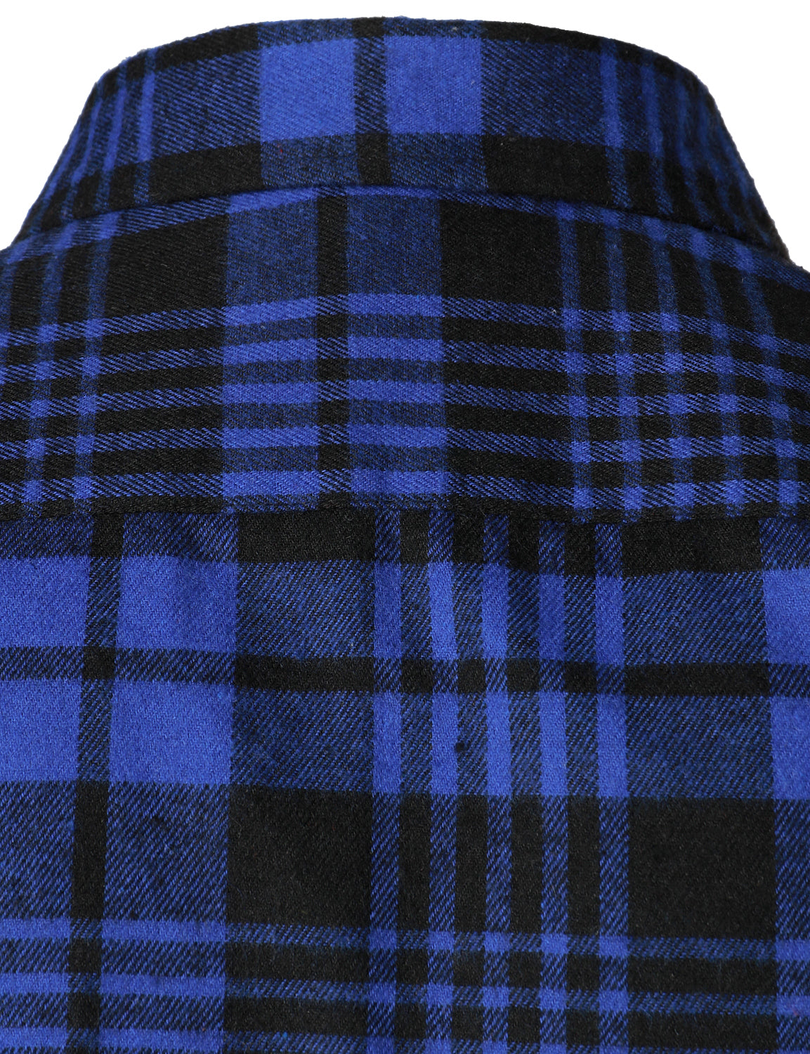 Camisa casual a cuadros Double Pocket Flannel Checkered Button Up de manga larga para hombre