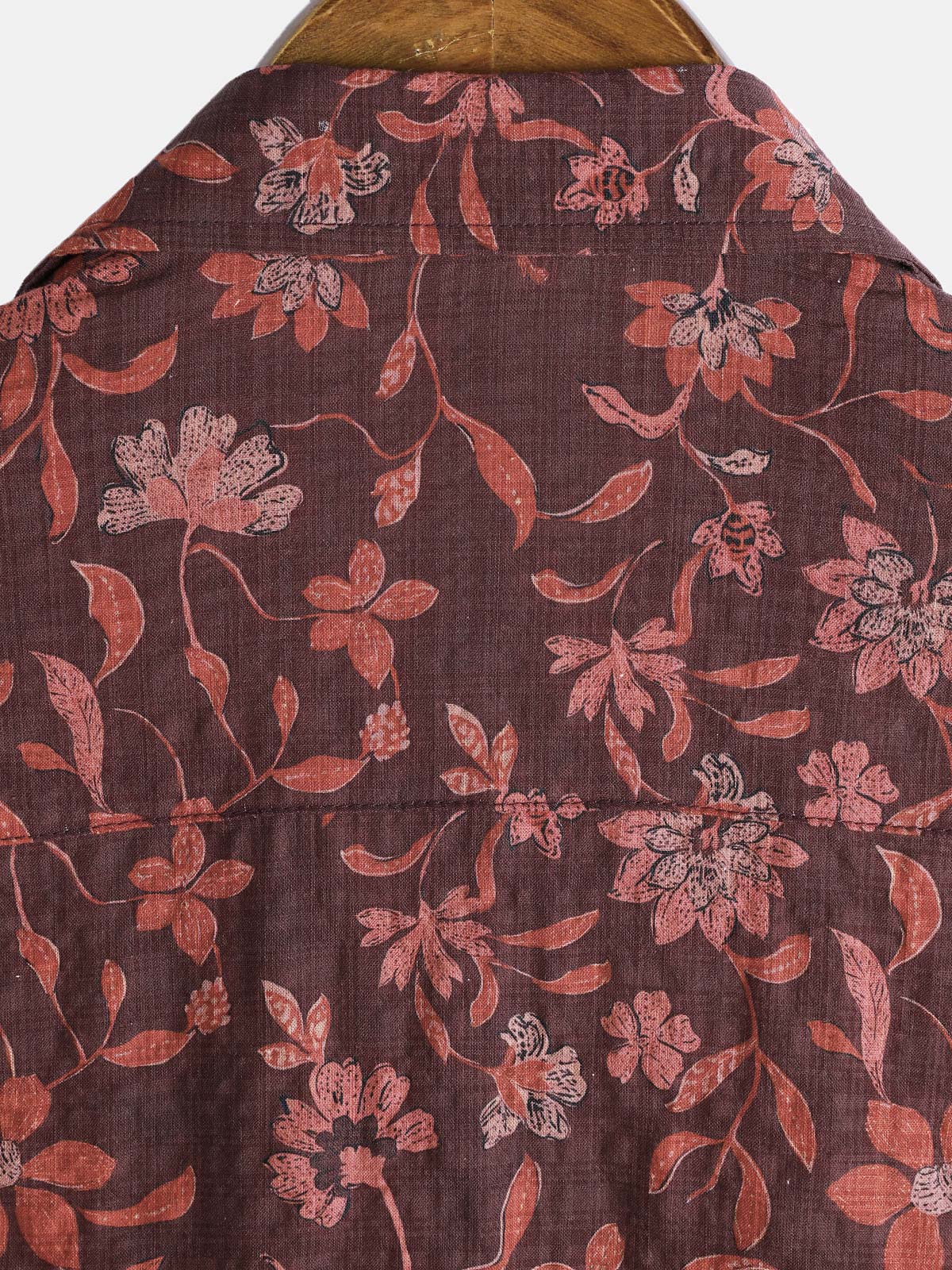 Camisa Lightweight transpirable de algodón Botanical Graphic Summer casual para hombre