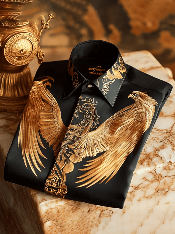 Camisa de lujo Gorgeous de manga larga para hombre