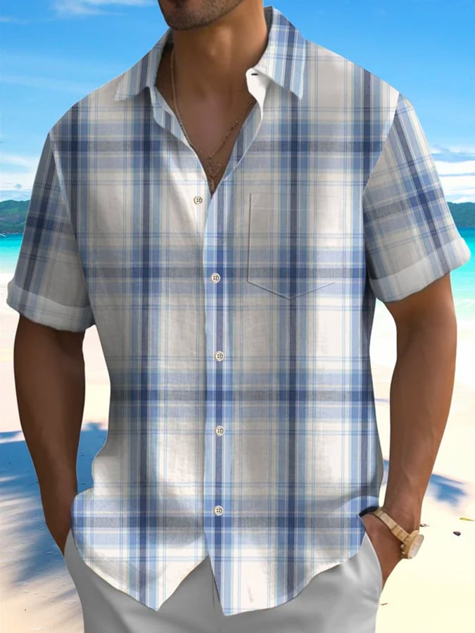Estampado casual Resorcamiseta para hombre
