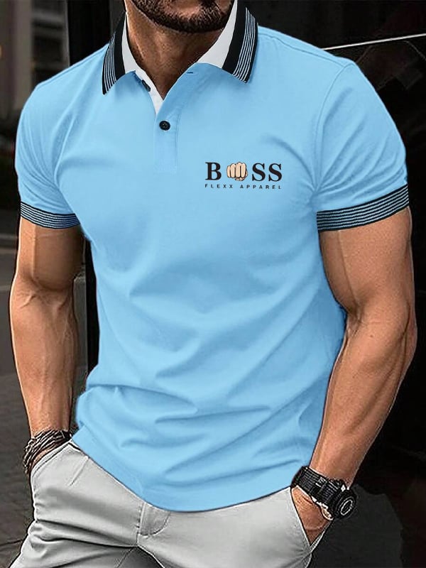 Casual cierre Polo para hombre