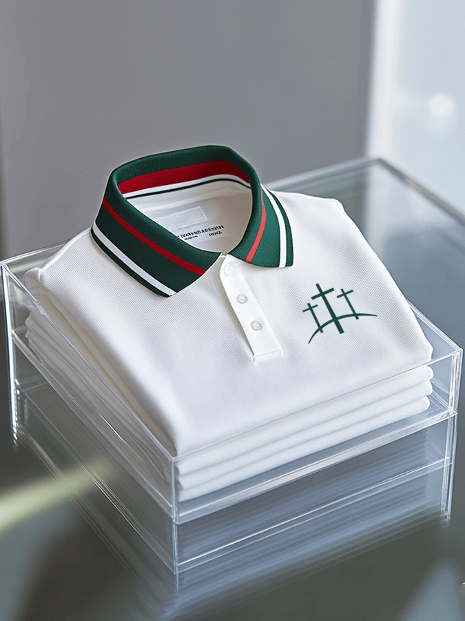 Camisa polo Faith estampado casual de manga corta para hombre