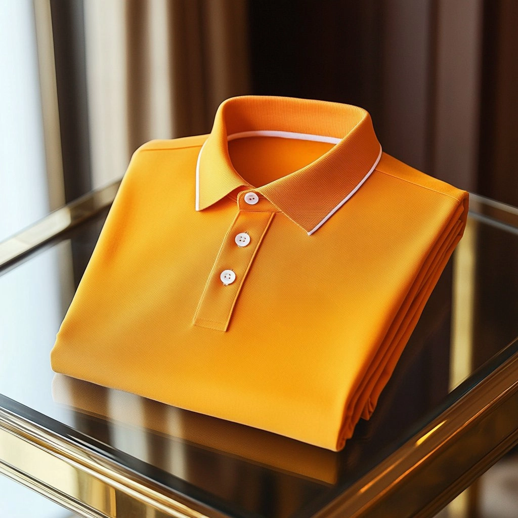 Camisa polo ejecutivo casual bordado Button de manga corta para hombre
