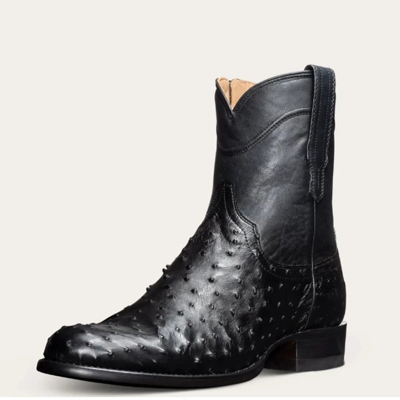 Botas Pointed Toe Side cierre British Style para hombre