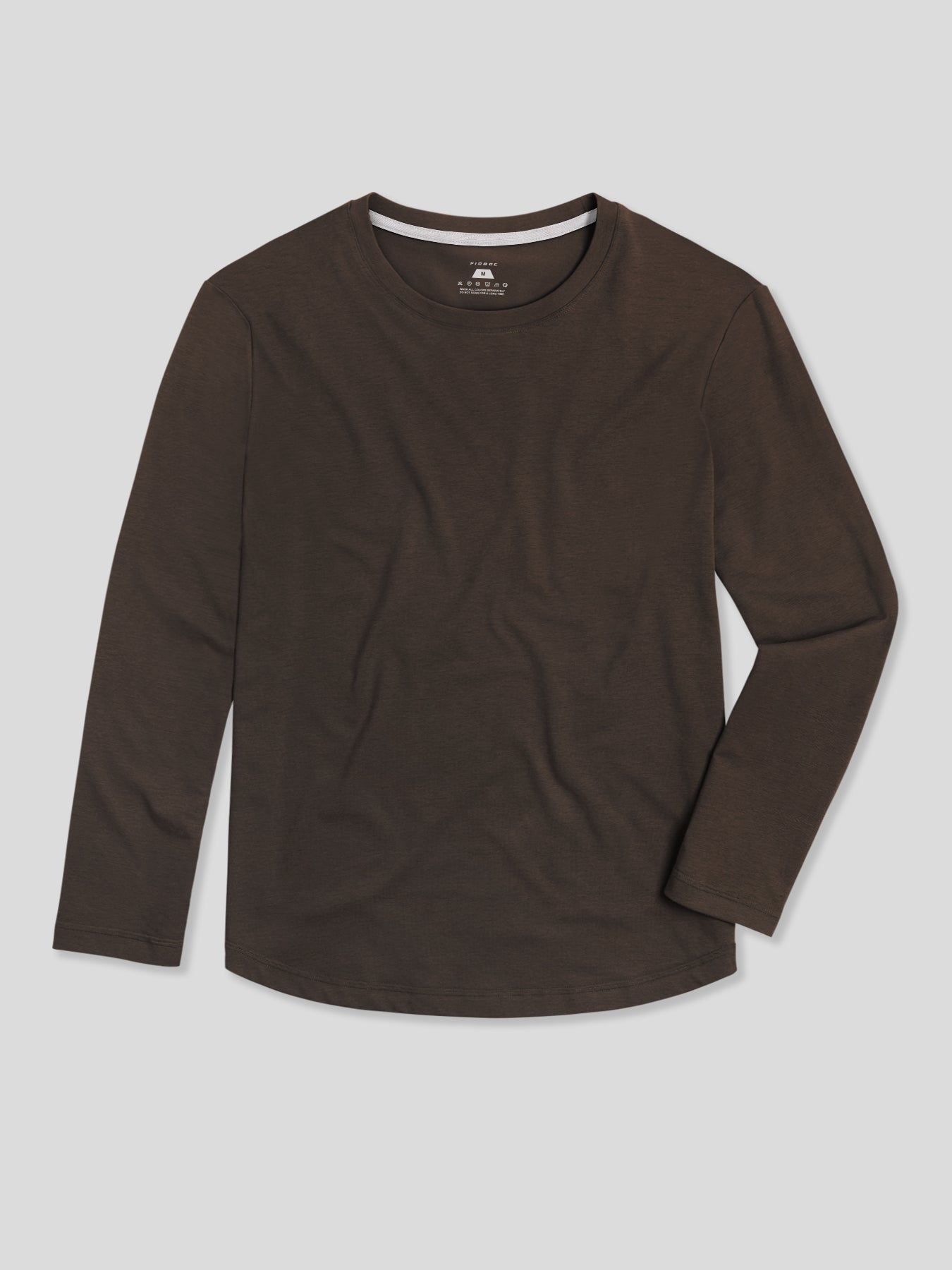 StaySmooth de manga larga Curve Hem Tee:clásico Fit