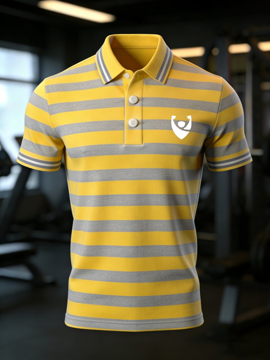 Camisa polo ejecutivo casual fitness para hombre