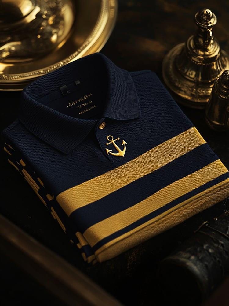 Camisa polo ejecutivo casual Button de manga corta para hombre