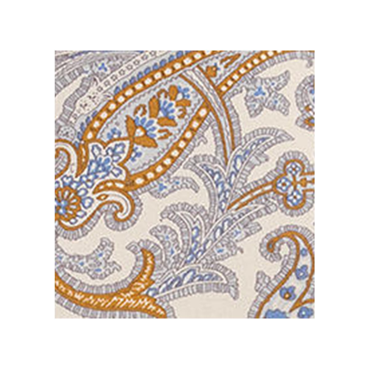 Petite Paisley Stretch Cotton Boatneck Tee - 5