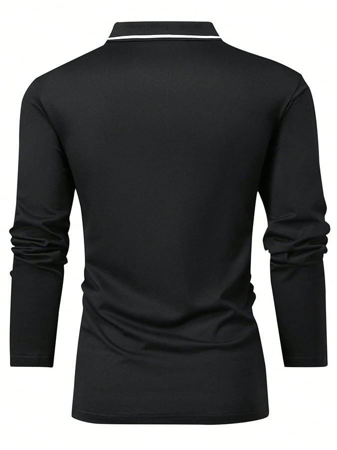Camisa polo Faith estampado casual para hombre