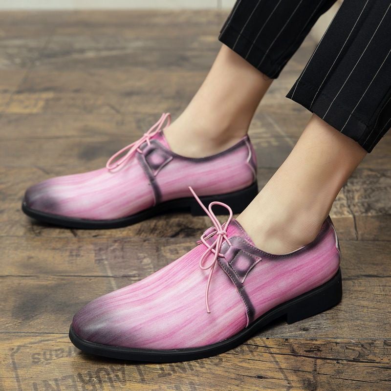 Zapatos British Style ejecutivo formal Versatile cuero para hombre
